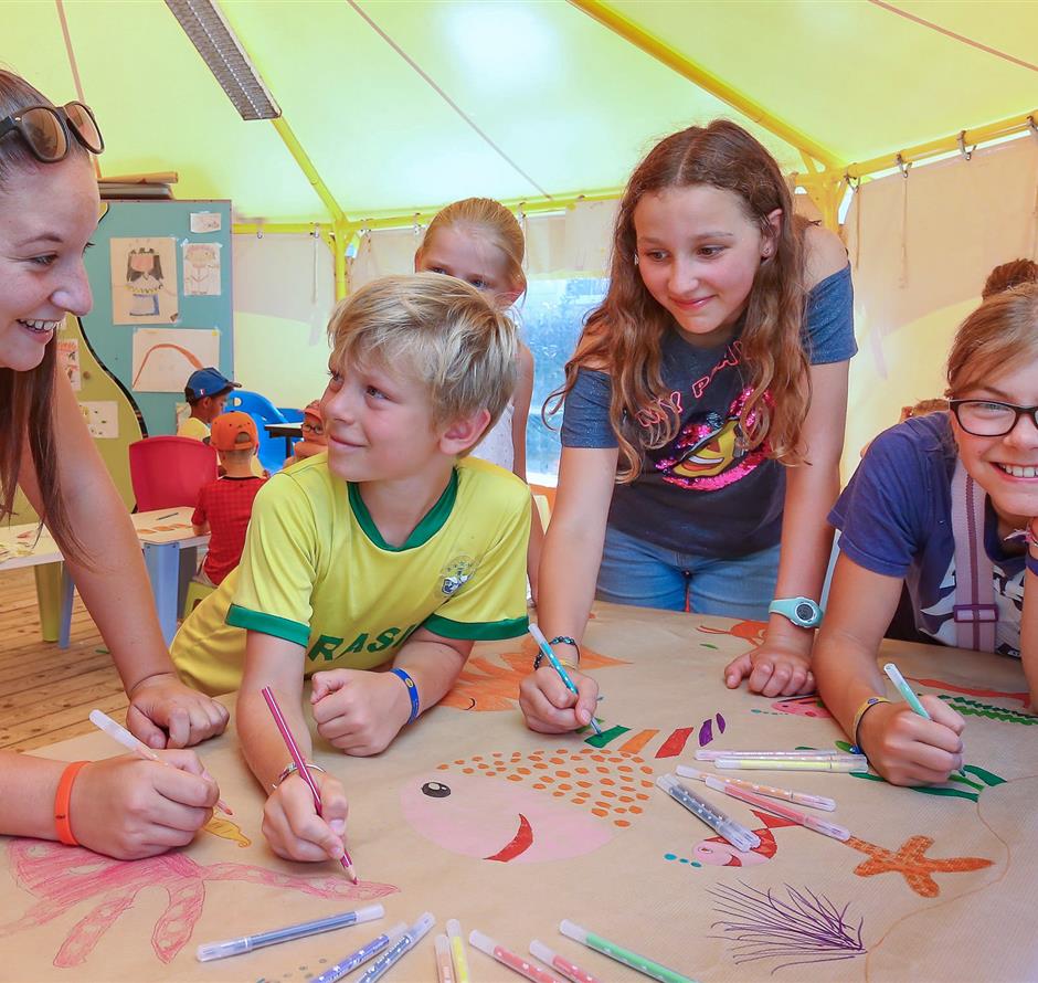 Handmatige activiteiten voor kinderen op Camping Les Sirènes - CAMPING*** Les Sirènes